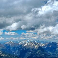 Verortung via Georeferenzierung der Kamera: Aufgenommen in der Nähe von Gemeinde Unternberg, 5585, Österreich in 3000 Meter